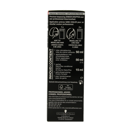 Syoss Color baseline 7-6 middenblond haarverf 1 Set