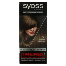 Syoss Color baseline 5-1 lichtbruin haarverf  1 Set