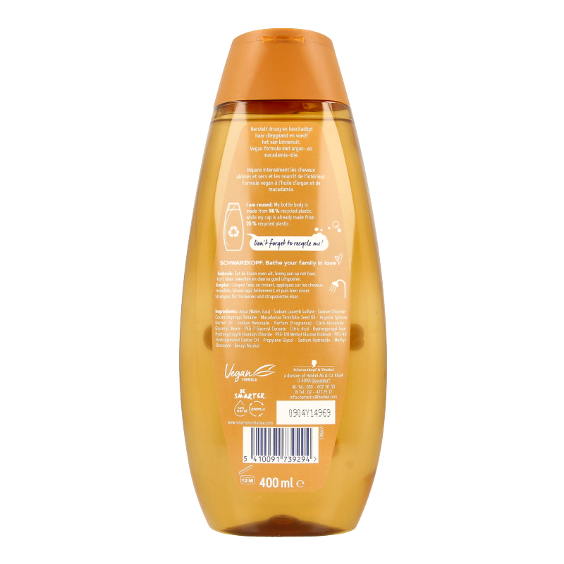 Schwarzkopf Shampoo argan oil & repair 400 Milliliter