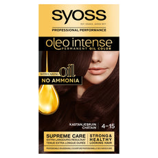 Syoss Color Oleo Intense 4-15 kastanjebruin haarverf  1.00 Set