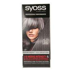 Syoss Color baseline 4-15 dusty chrome haarverf  1 Set