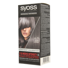 Syoss Color baseline 4-15 dusty chrome haarverf  1 Set