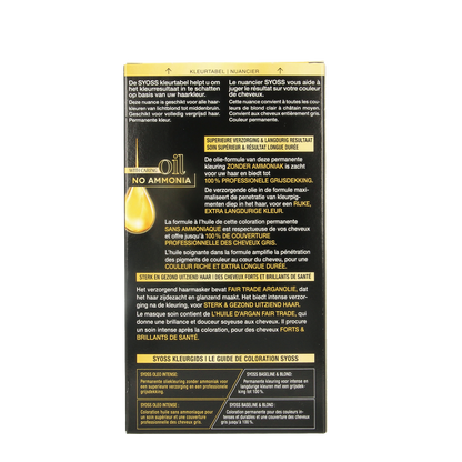 Syoss Color Oleo Intense 4-08 licht goudbruin haarverf  1.00 Set