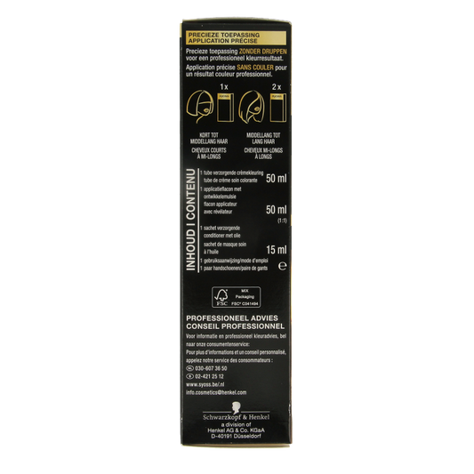 Syoss Color Oleo Intense 8-05 beige blond haarverf  1 Set