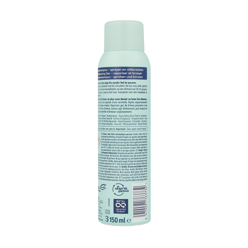 Schwarzkopf Droogshampoo cotton fresh 150 Milliliter