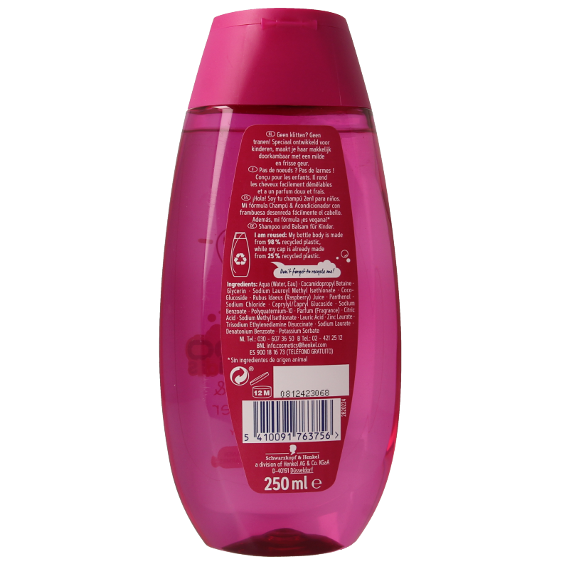 Schwarzkopf Shampoo  en conditioner kids fee 250 Milliliter