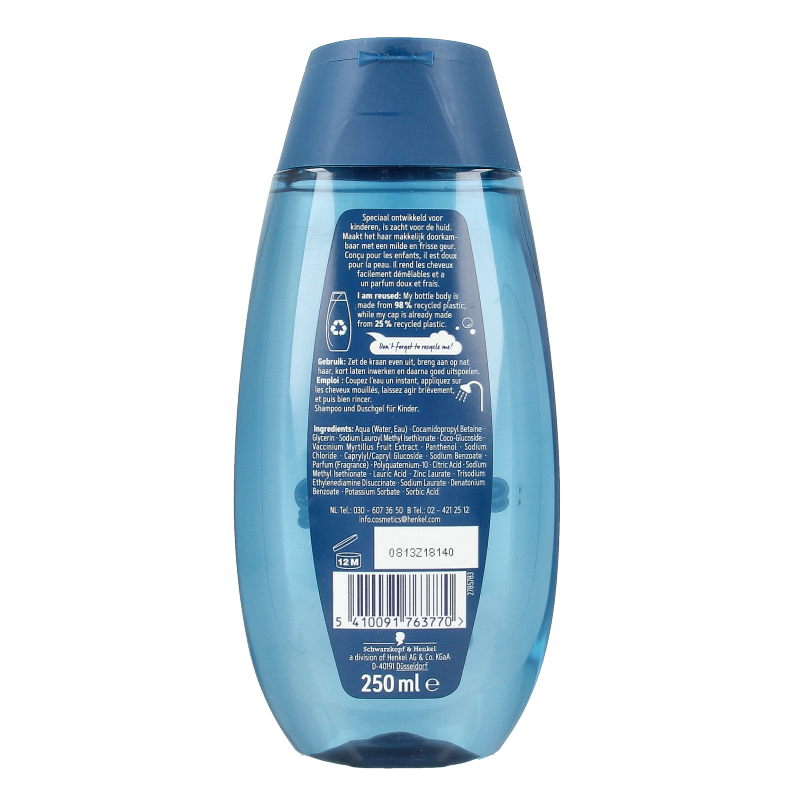 Schwarzkopf Kids blueberry shampoo & showergel 250 Milliliter