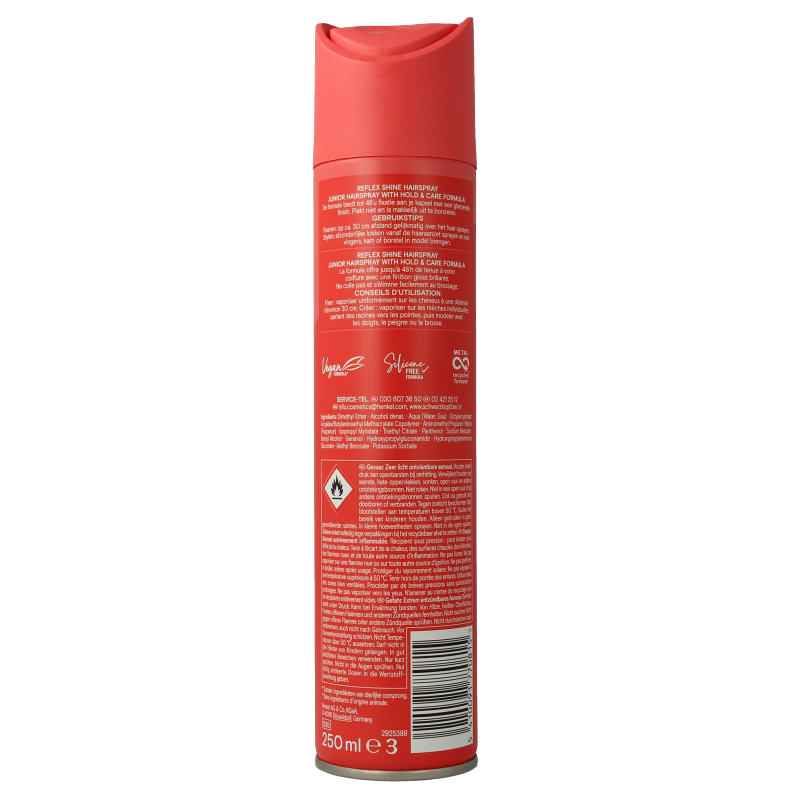 Junior Hairspray ultra reflex shine 250 Milliliter