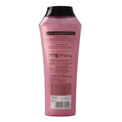 Gliss Kur Shampoo liquid silk 250.00 Milliliter