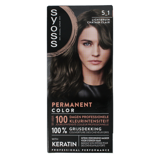 Syoss Color baseline 5-1 light brown 1 Set