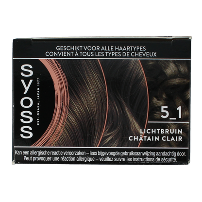 Syoss Color baseline 5-1 light brown 1.00 Set
