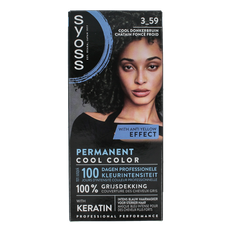 Syoss Permanent cool color 3-59 donkerbruin 1.00 Stuks