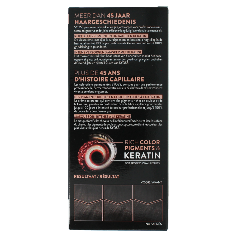 Syoss Color baseline 3-1 dark brown 1 Set