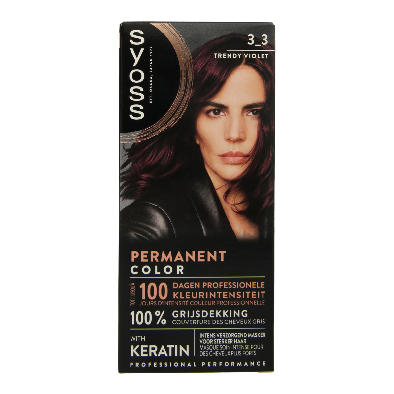 Syoss Colors baseline 3-3 dark violet 1 Set