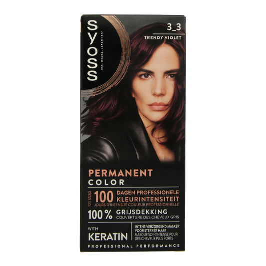 Syoss Colors baseline 3-3 dark violet 1 Set