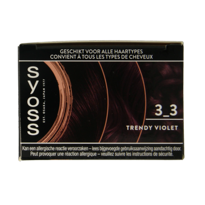 Syoss Colors baseline 3-3 dark violet 1.00 Set