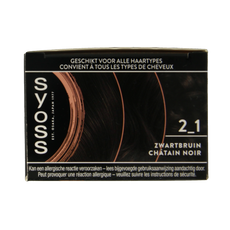 Syoss Color baseline 2-1 zwart bruin 1 Set