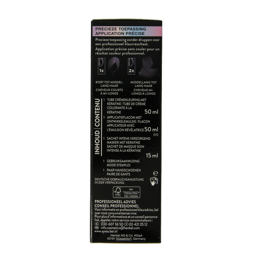 Syoss Metallics 9-53 silver blush 1 Set