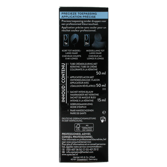 Syoss Permanent cool color 8-11 poederblond 1 Set