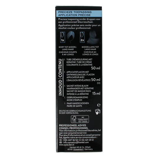 Syoss Permanent cool color 7-46 middenblond 1 Set