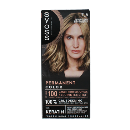 Syoss Color baseline 7-6 middle blond 1.00 Set