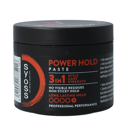 Syoss Men power hold styling paste extra sterk 150 Milliliter