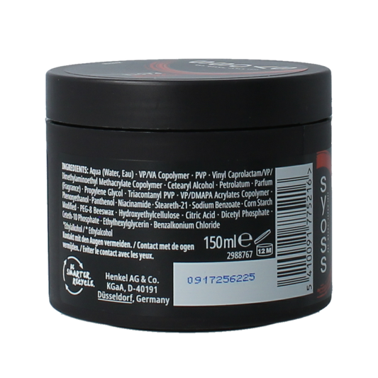 Syoss Men power hold styling paste extra sterk 150 Milliliter