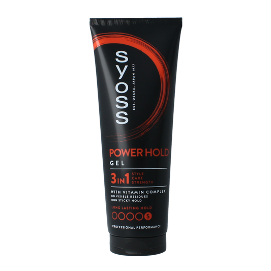Syoss Men power hold gel extra sterk 250 Milliliter