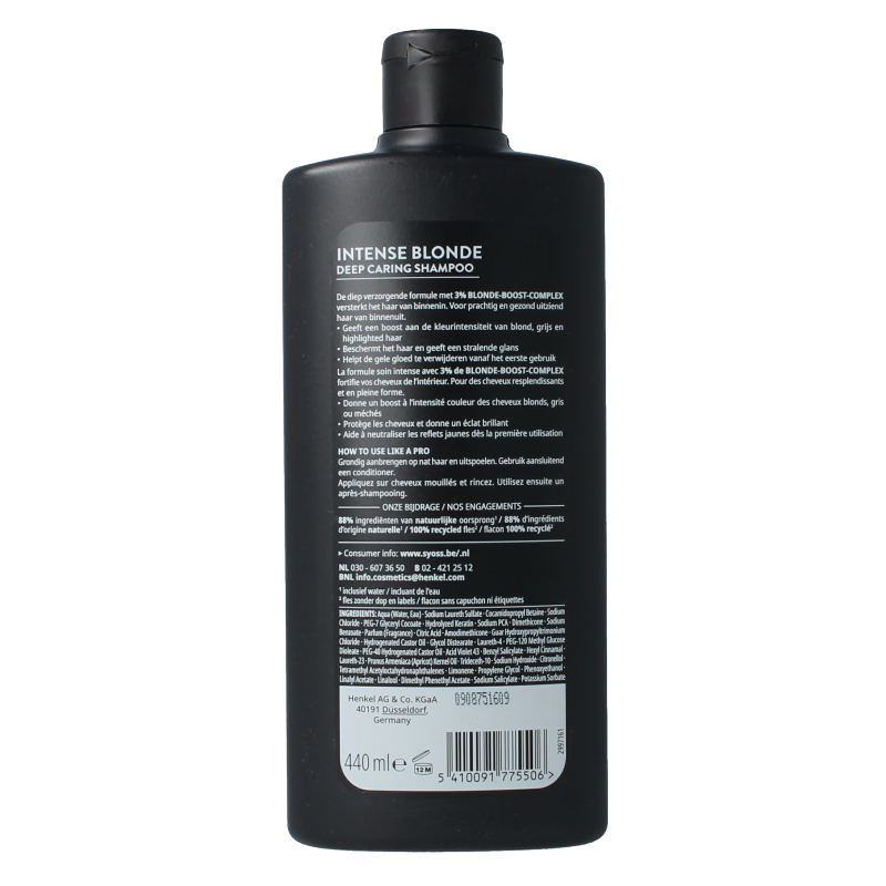 Syoss Shampoo blonde & silver 440 Milliliter