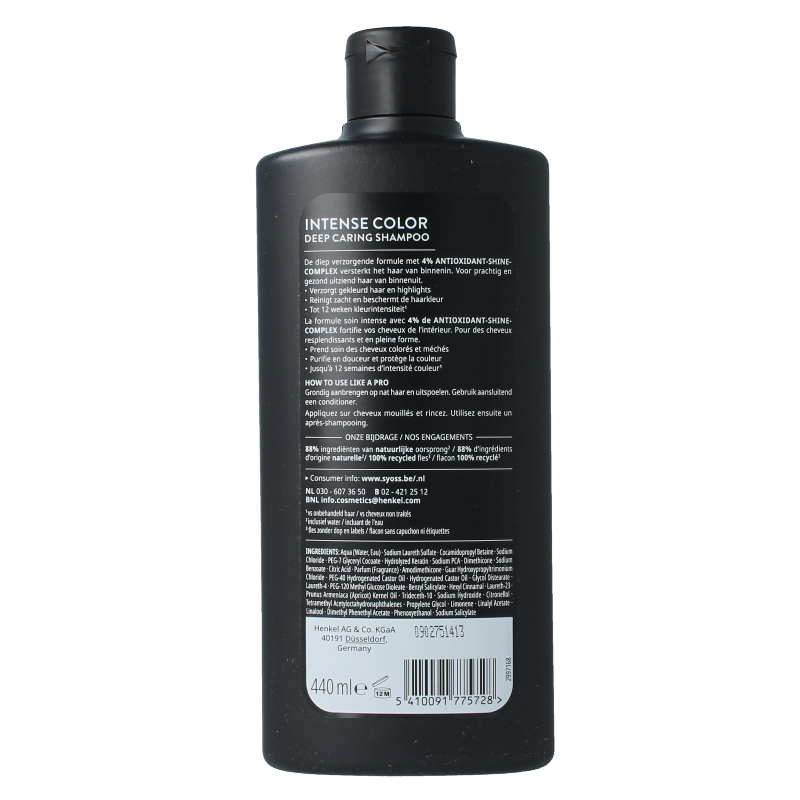 Syoss Shampoo intense color 440 Milliliter