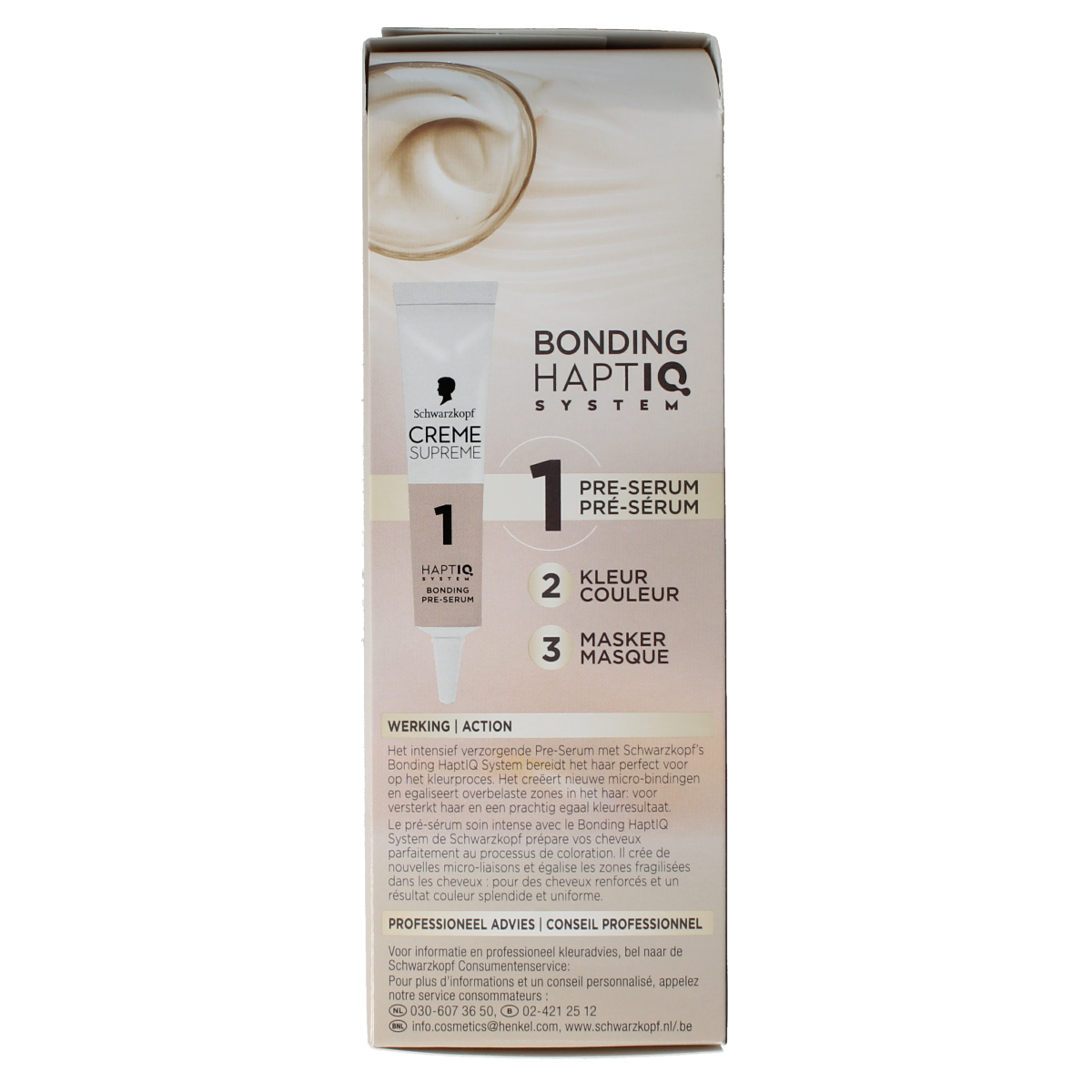 Schwarzkopf Creme supreme 4-0 donker bruin 1.00 Stuks