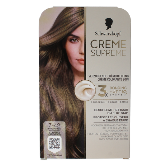 Schwarzkopf Creme supreme 7-42 D blond 1.00 Stuks