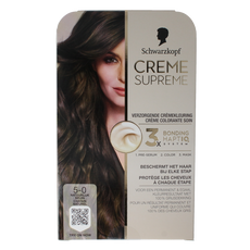 Schwarzkopf Creme supreme 5-0 bruin 1.00 Stuks