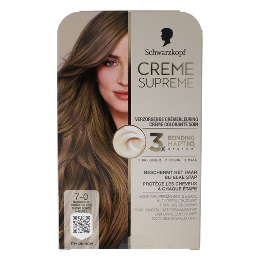 Schwarzkopf Creme supreme 7-0 D blond 1 Stuks