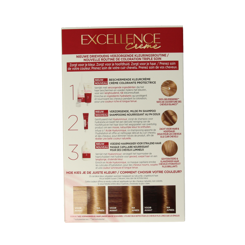 Excellence Excellence creme 7.3 goudblond 1 Set