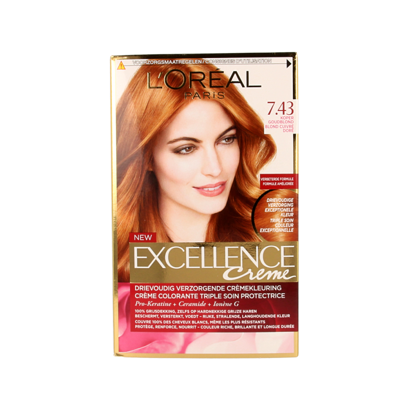 Excellence Excellence 7.43 koper goudblond 1 Set