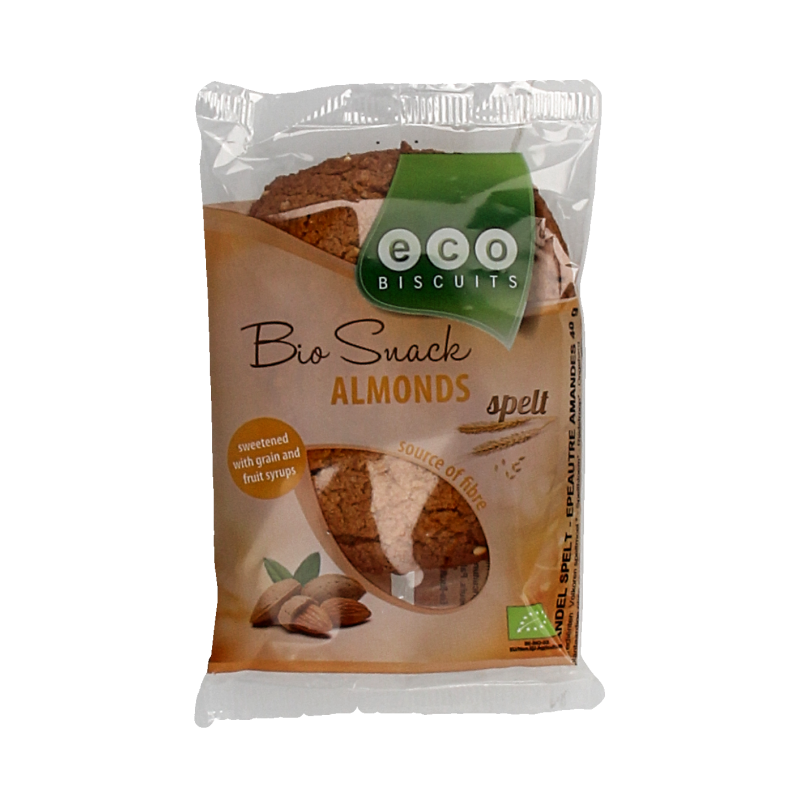 Eco Biscuit Spelt amandelbiscuit bio 40 Gram