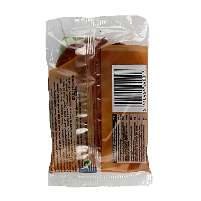 Eco Biscuit Spelt amandelbiscuit bio 40 Gram