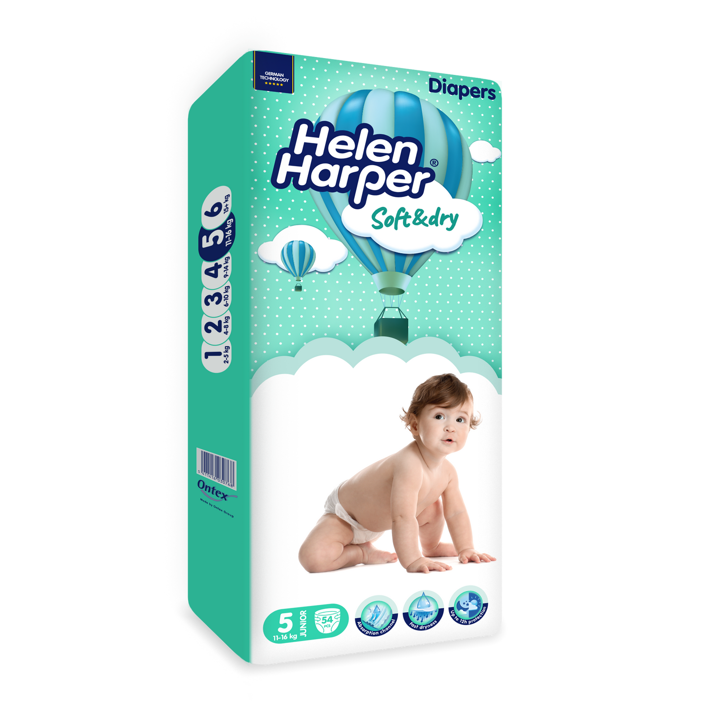 Helen Harper Babyluiers junior 54 Stuks