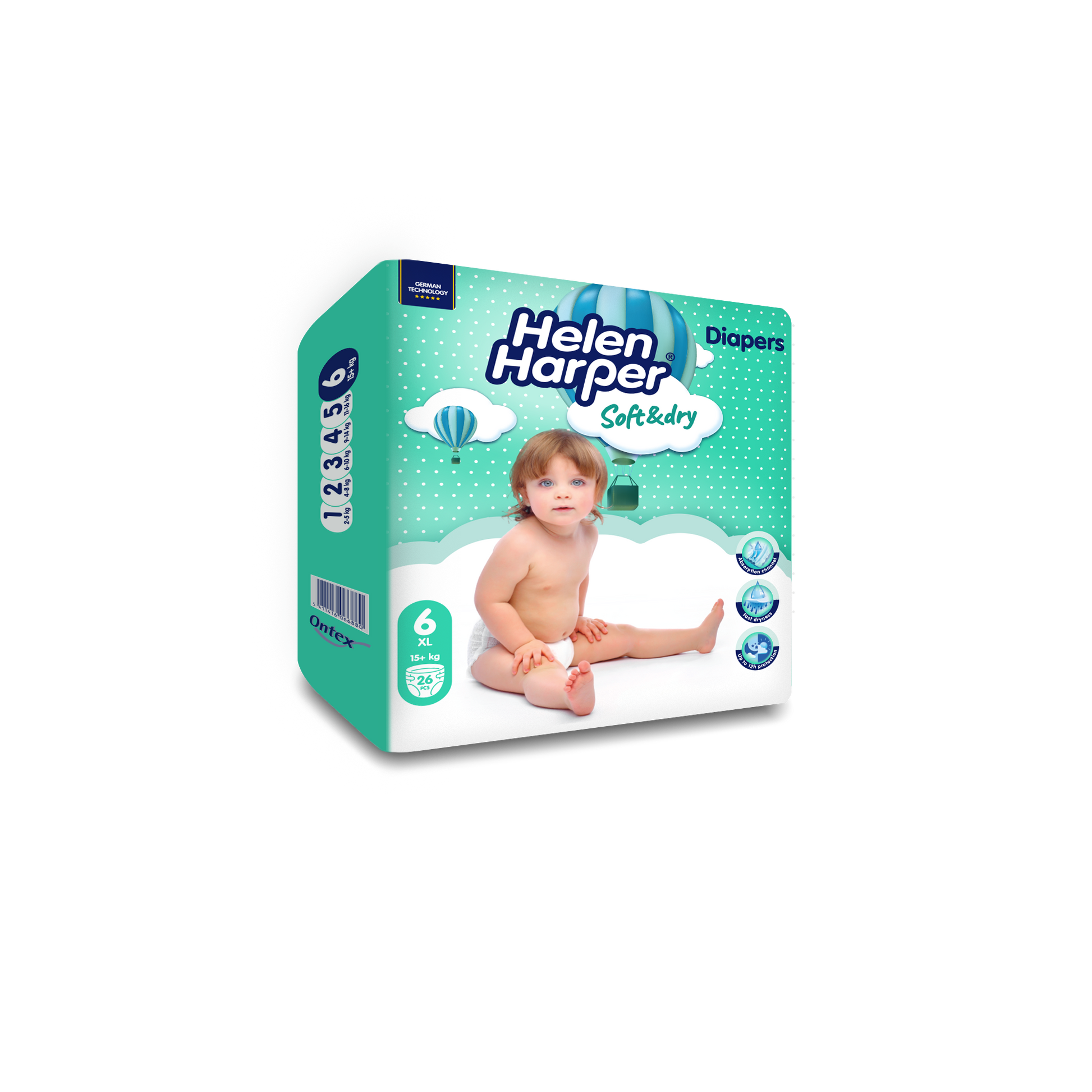 Helen Harper Babyluiers maat XL 26 Stuks