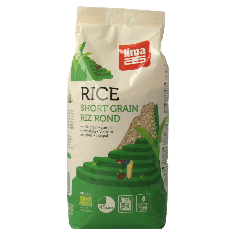 Lima Rijst rond bio 1 Kilogram