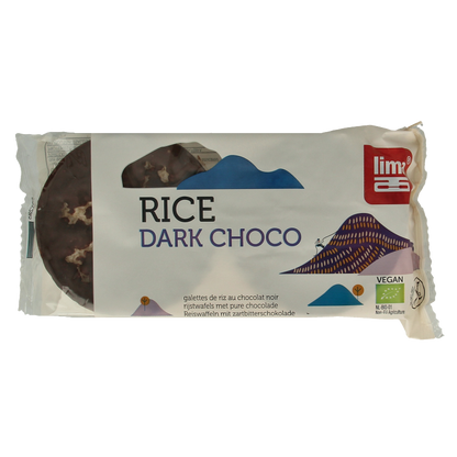 Lima Rijstwafels pure chocolade bio 100 Gram