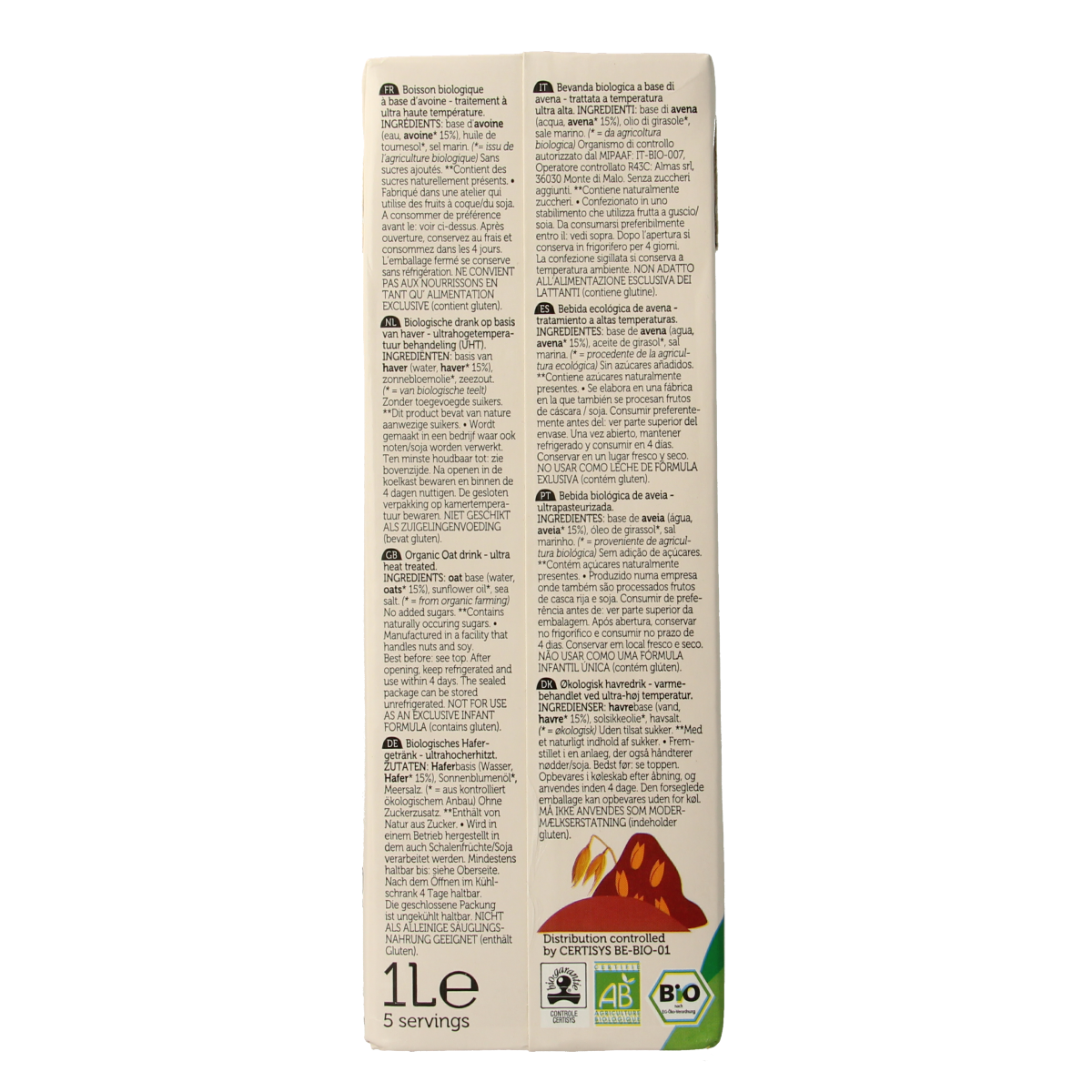 Lima Oat drink natural bio 1.00 Liter