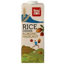 Lima Rice drink hazelnoot amandel bio 1.00 Liter