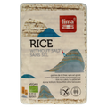 Lima Rijstwafels zonder zout dun recht bio 130 Gram