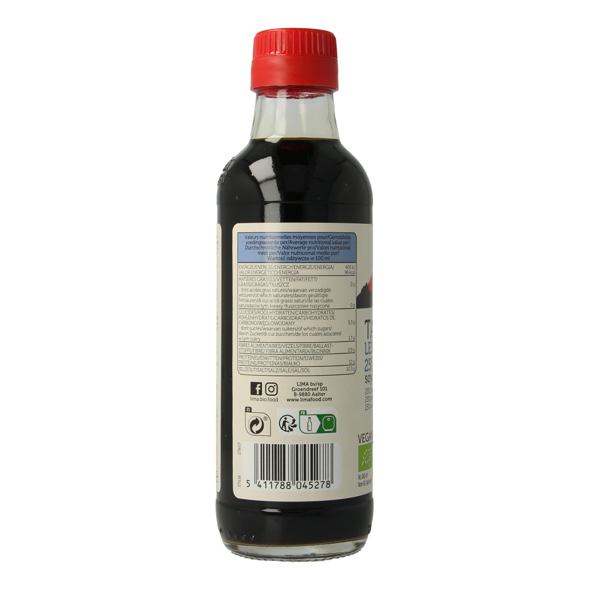 Lima Tamari 25% minder zout bio 250.00 Milliliter