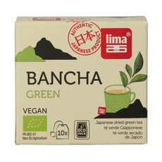 Lima Green bancha thee builtjes bio 10.00 Zakjes