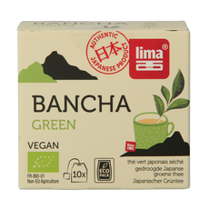 Lima Green bancha thee builtjes bio 10.00 Zakjes