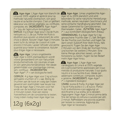 Lima Agar agar poeder bio 12.00 Gram