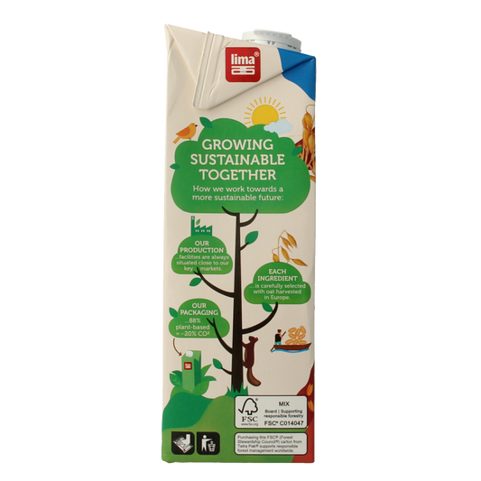 Lima Oat drink glutenvrij bio 1 Liter